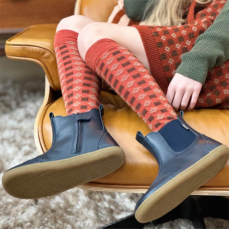 Young Soles Kids Chelsea Boots Logan - Navy