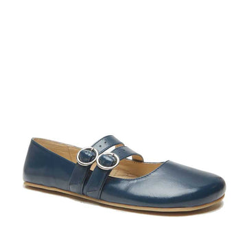 Origo Women's Double Strap Mary Jane Shoes - Patent Teal