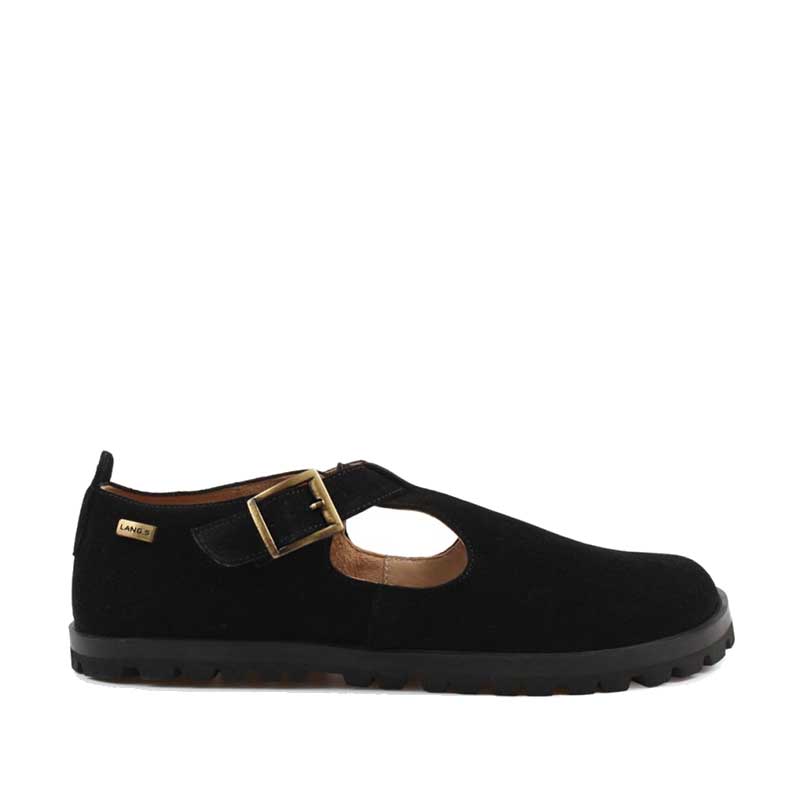 Tikki Lang.S Women's Shoe Mira - Black, outer side view.