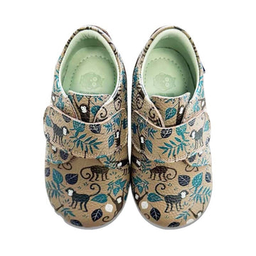 Poco Nido Monkey Taupe Strap Shoes