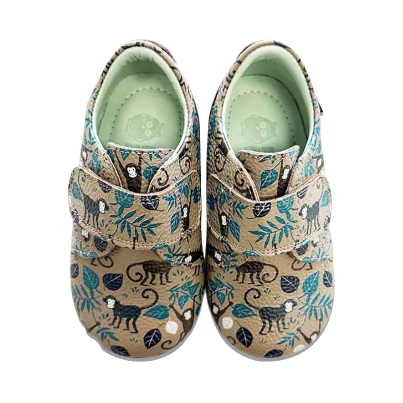 Poco Nido Monkey Taupe Strap Shoes
