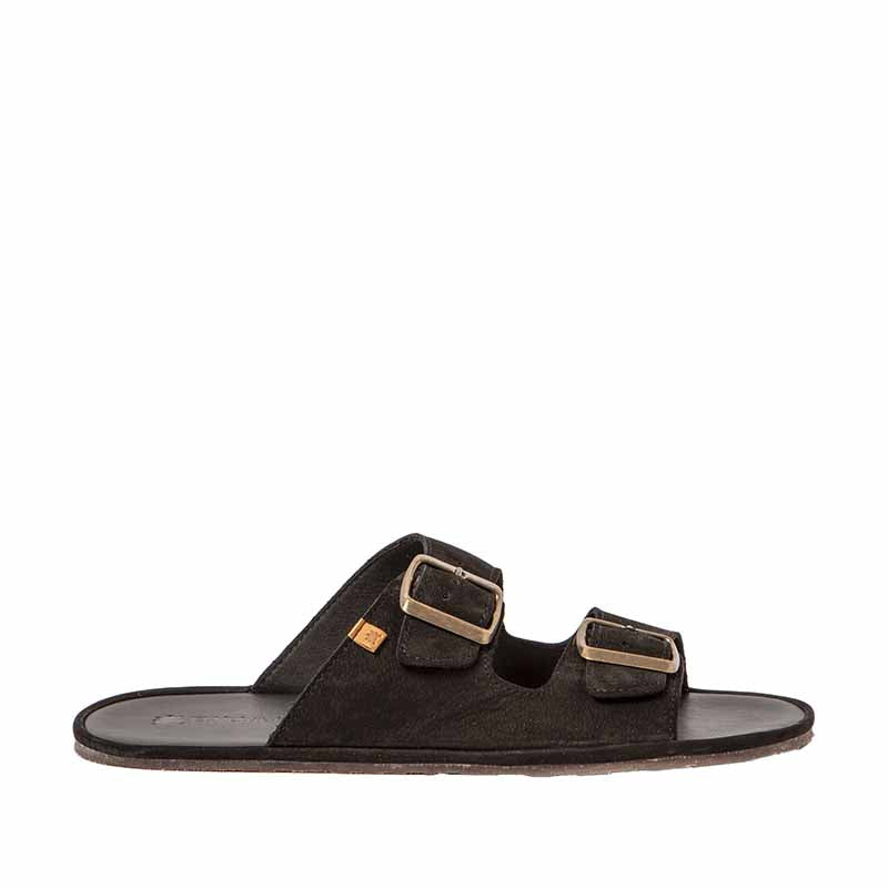 El Naturalista Barefoot Bare Slide - Black, outer side view.