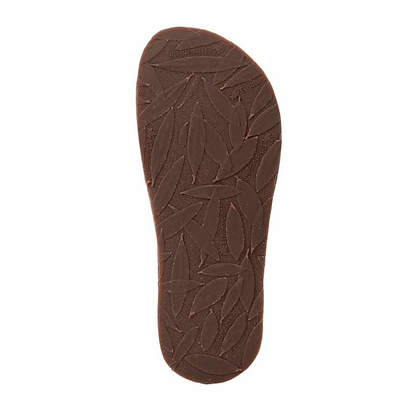El Naturalista Barefoot Bare Slide - Black, sole view.