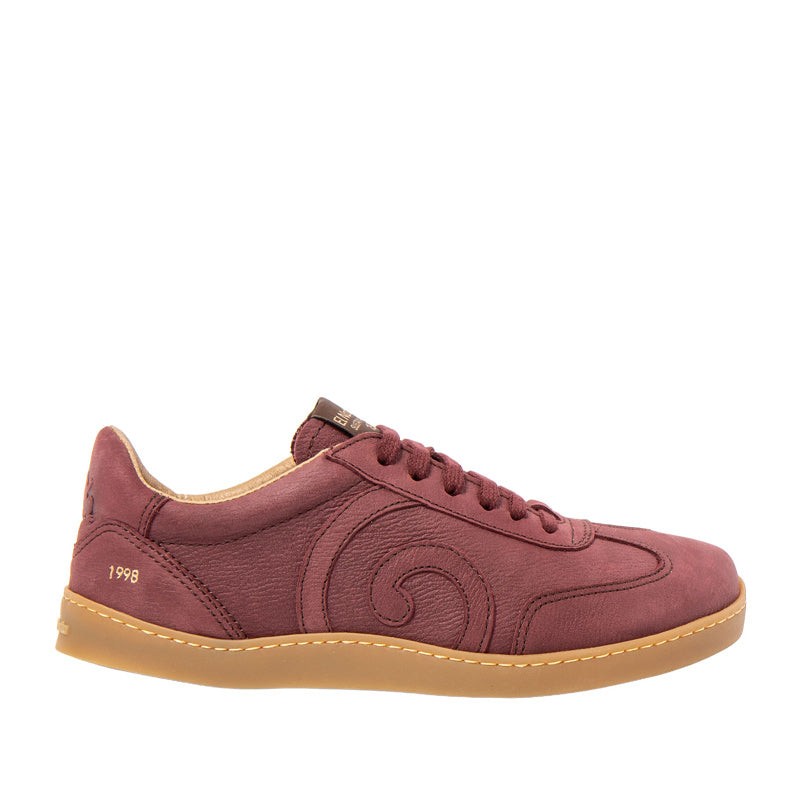 El Naturalista Barefoot Pleasant Origen Shoe - Burgundy, outer side view.