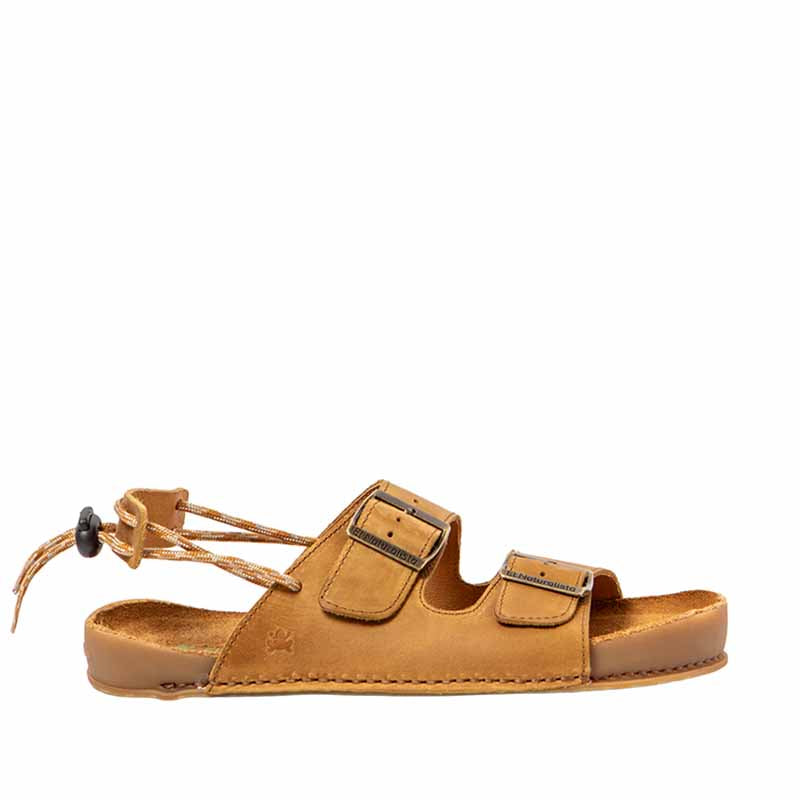 El Naturalista Barefoot Horizon Sandal - Brown, outer side view.
