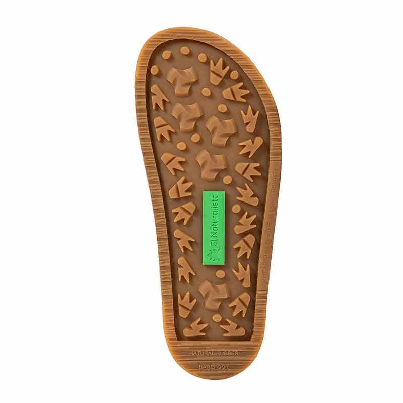 El Naturalista Barefoot Horizon Sandal - Brown, sole view.
