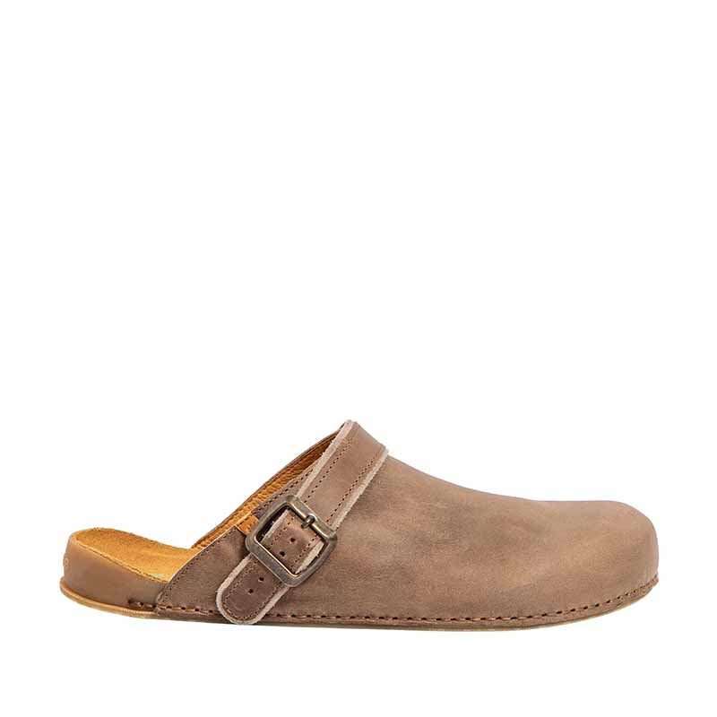 El Naturalista Barefoot Horizon Clog - Stone, outer side view.