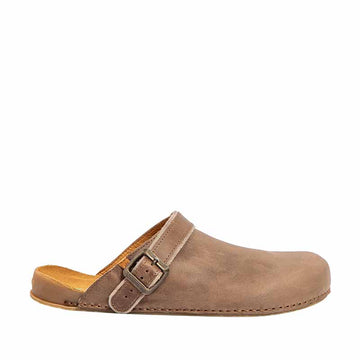 El Naturalista Barefoot Horizon Clog - Stone, outer side view.