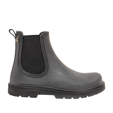 El Naturalista Barefoot Chuva Wellington Boot - Black, outer side view.