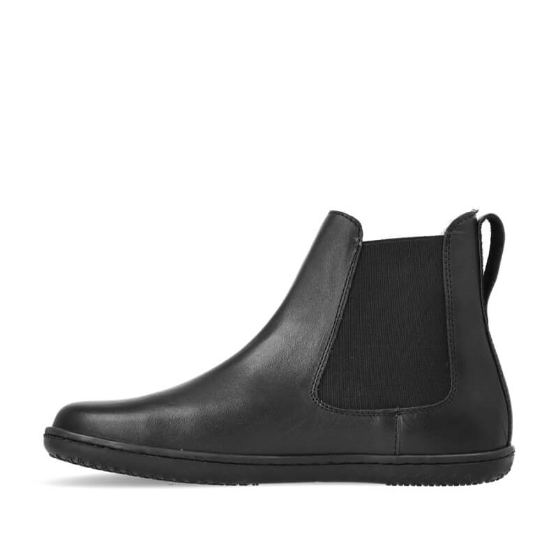 Boot Side Angle Angles NYX - Black Winter | Wool Lined Women's Chelsea Boots