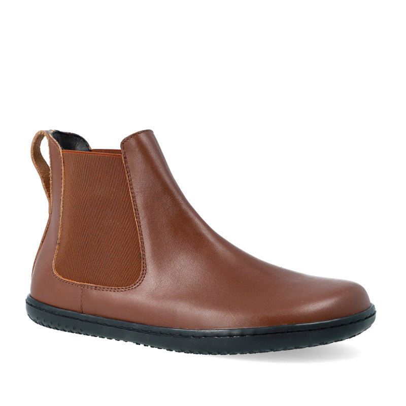 Angles Women's Chelsea Boot NYX - Brown, angled view showing outer side