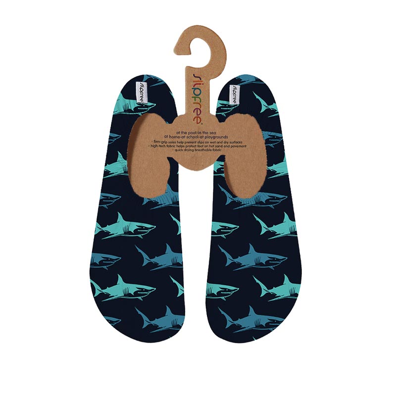 Slipfree Junior Big Blue Pool Shoes.