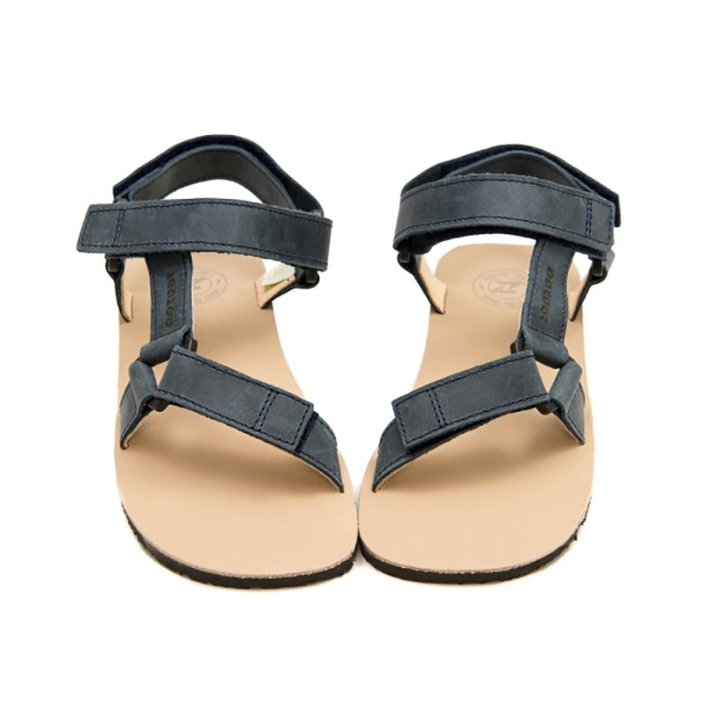 Pair of Zeazoo Kids Sandals Olymp - Crazy Blue, front view.