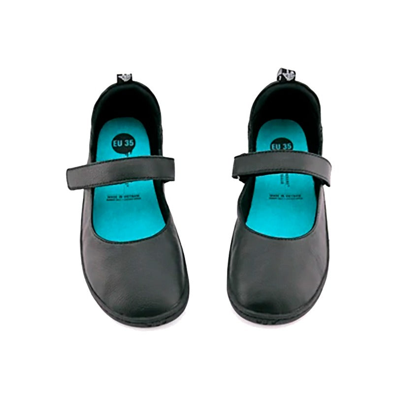 PaperKrane Kids Atlas Mary Jane Shoes - Black