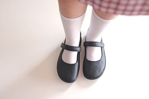 PaperKrane Kids Atlas Mary Jane Shoes - Black