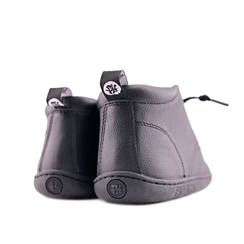 PaperKrane Kids Biro Lace Up Shoes - Black