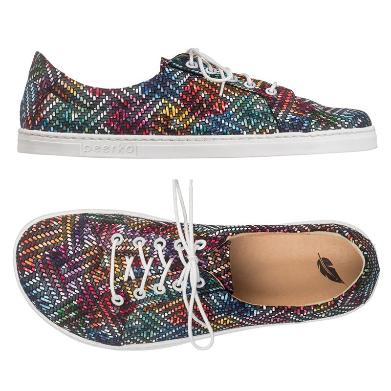 Peerko Adults Leather Shoes Classic - Fun White