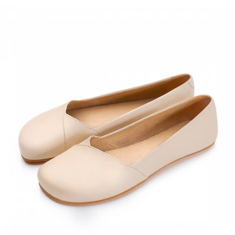 Shapen Peony Ballerina Shoe Beige (0)