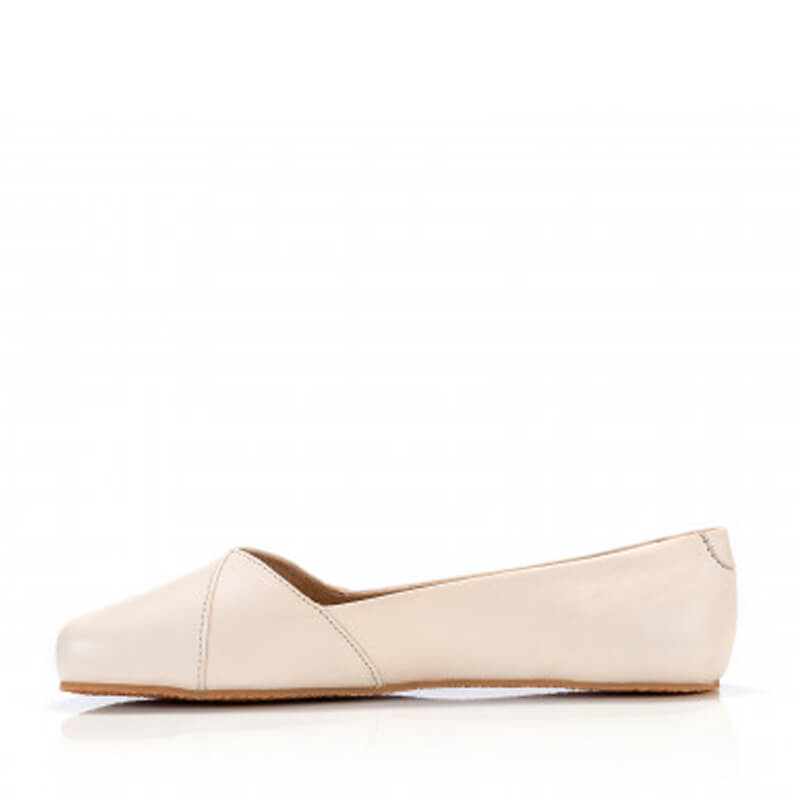Shapen Peony Ballerina Shoe Beige (1)