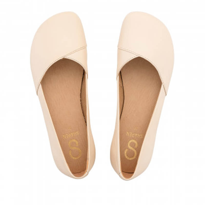 Shapen Peony Ballerina Shoe Beige (2)