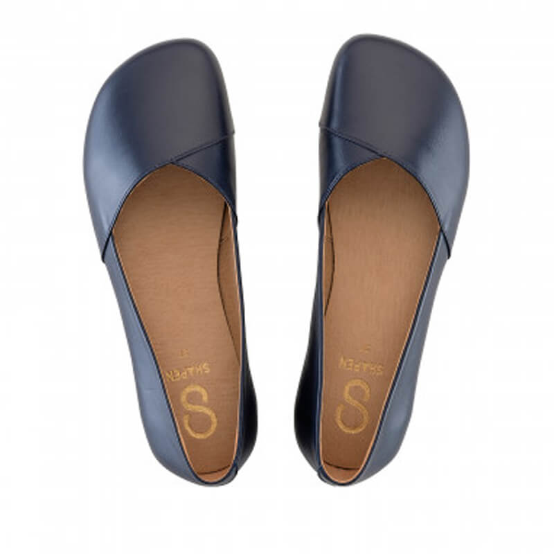 Shapen Women's Peony Ballet Flats - Navy