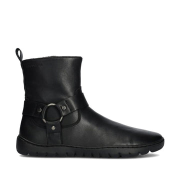 Groundies Women's Phoenix 2.0 Boot in black, outer side view.