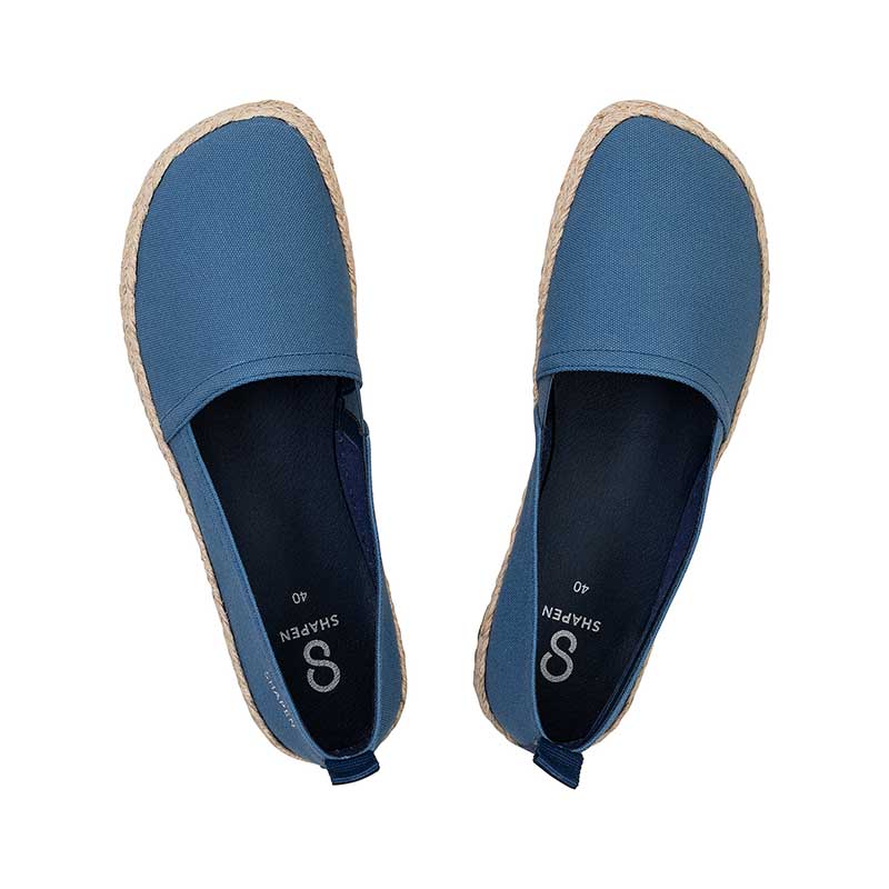 Shapen Women's Playa Espadrilles - Indigo Vegan