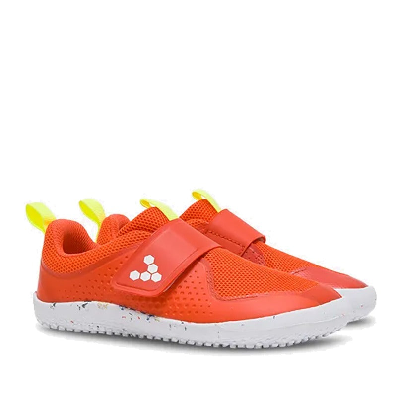 Vivobarefoot Kids Primus III Trainers Tomato