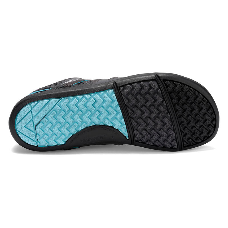 Xero Women's Athletic Shoe Prio Neo - Asphalt Blue, sole view.
