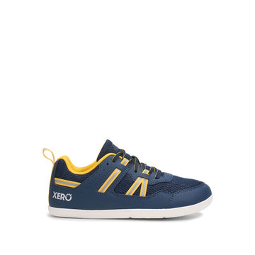Xero Kids Trainer Prio - Dress Blue, outer side view.
