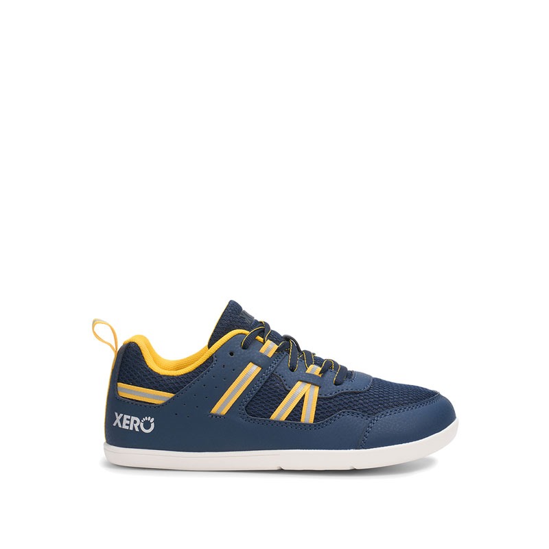 Xero Kids Trainer Prio - Dress Blue, outer side view.