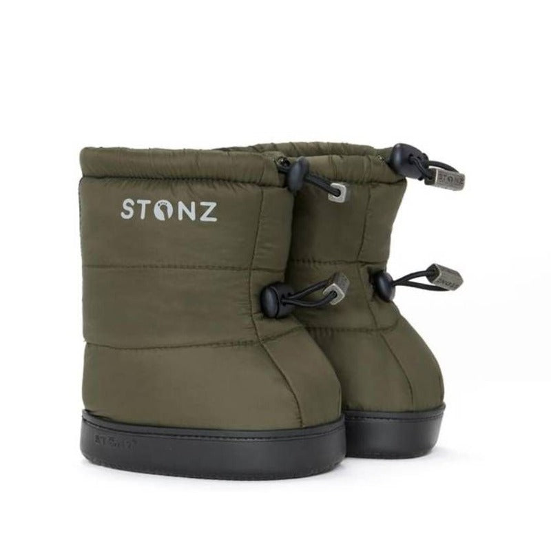 Stonz Puffer Booties - Pine