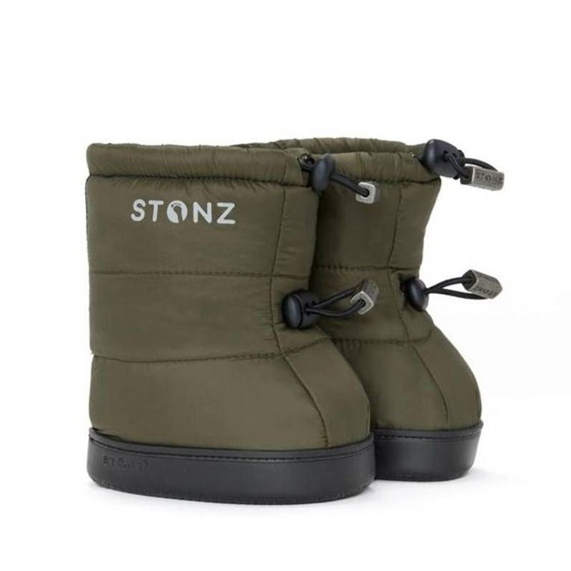 Stonz Puffer Booties - Pine