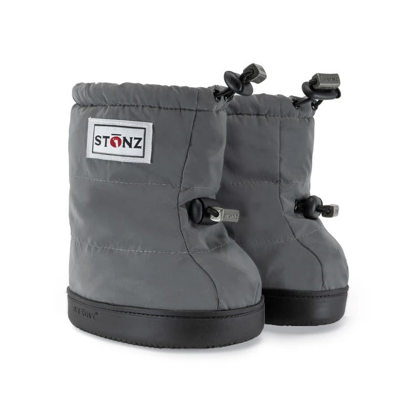 Stonz Puffer Booties - Reflective Silver