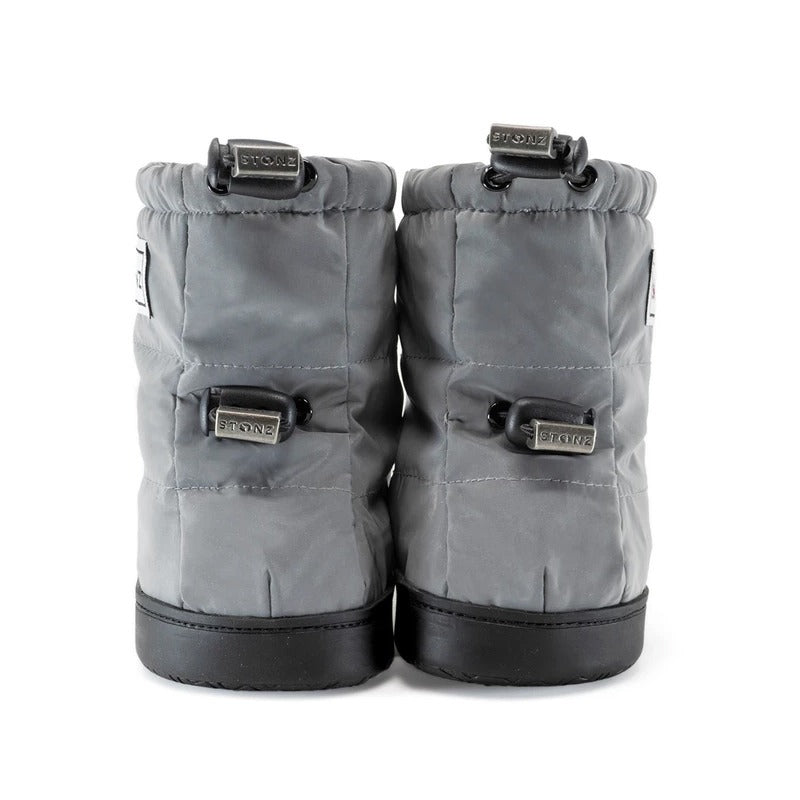 Stonz Puffer Booties - Reflective Silver