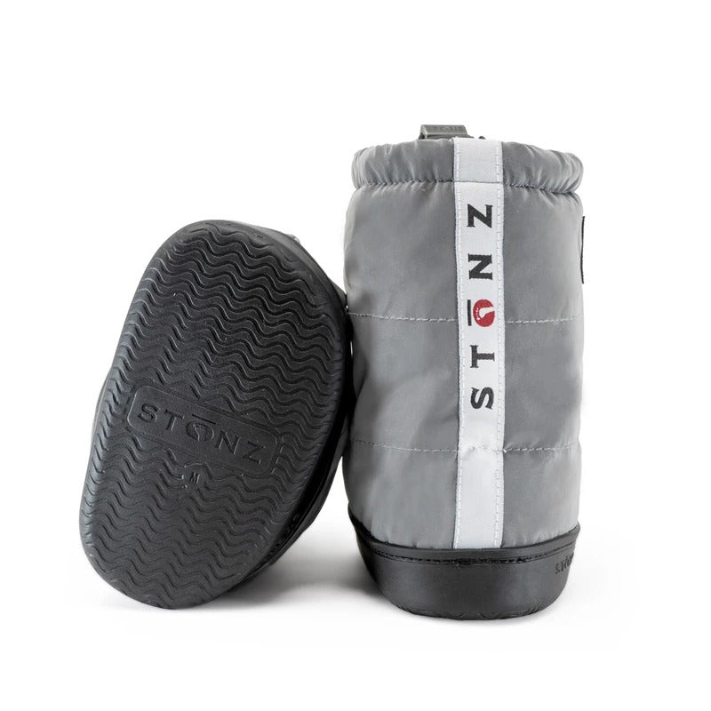 Stonz Puffer Booties - Reflective Silver
