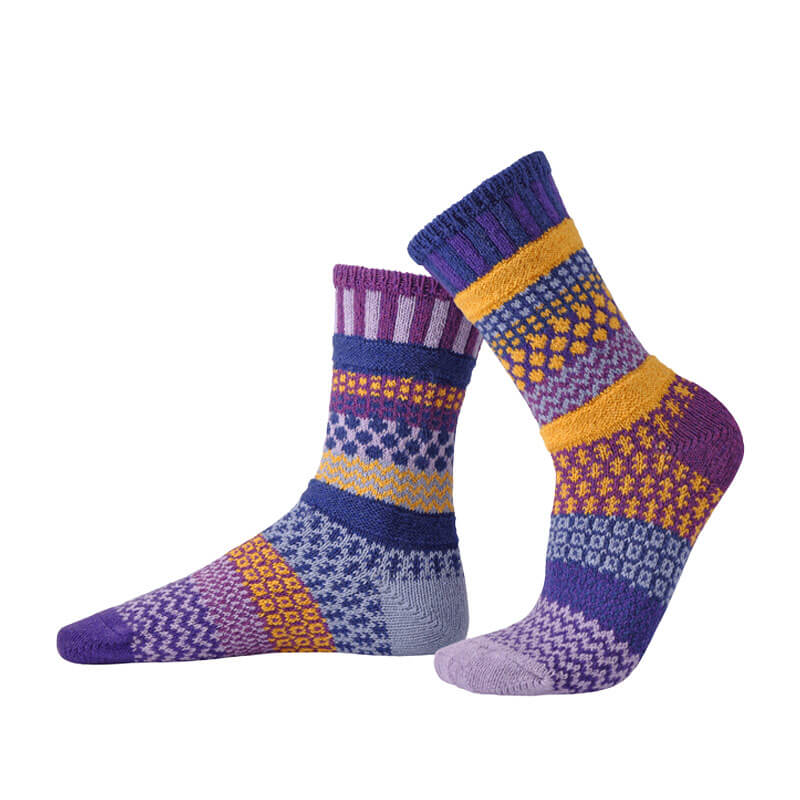 Solmate Adults Socks - Purple Rain.