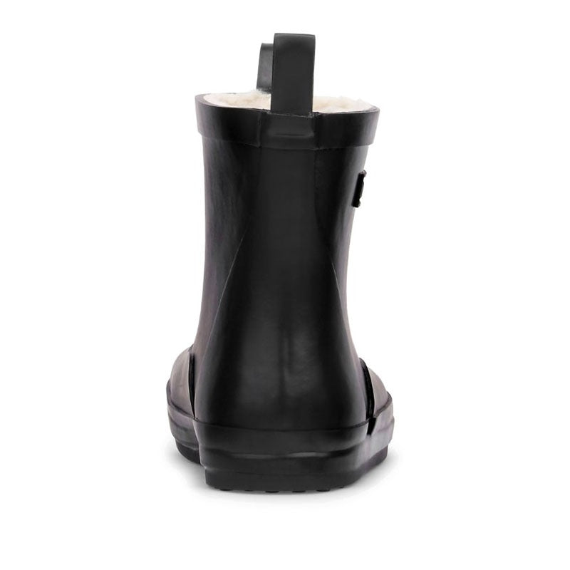 Bundgaard Kids Wellies Rain in black, rear view.