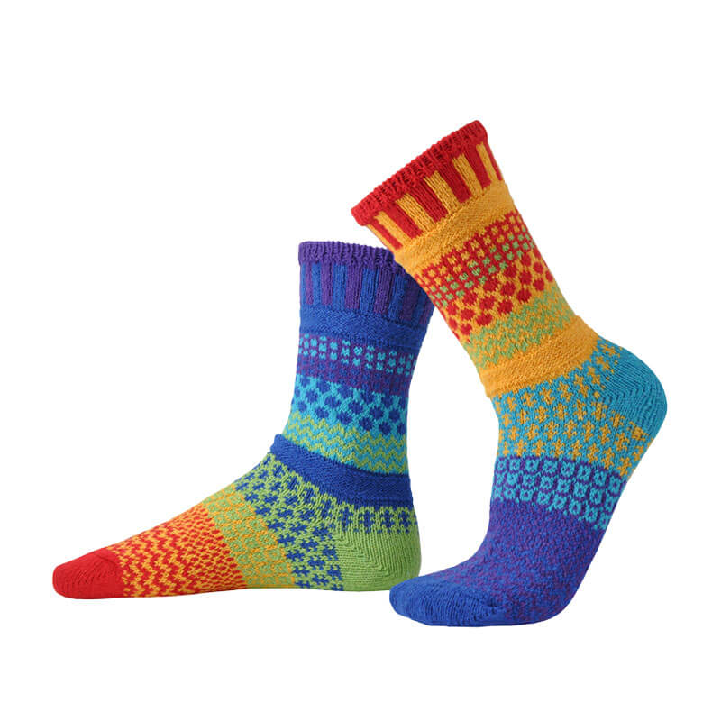 Solmate Adults Socks - Rainbow.