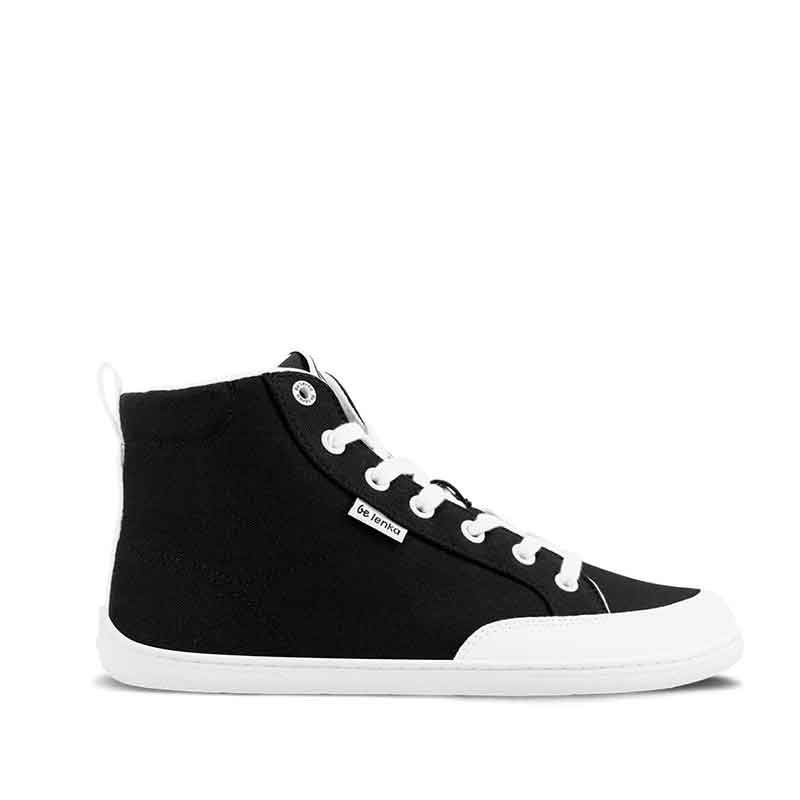 Be Lenka Adults High Top Trainer Rebound - Black and White, outer side view