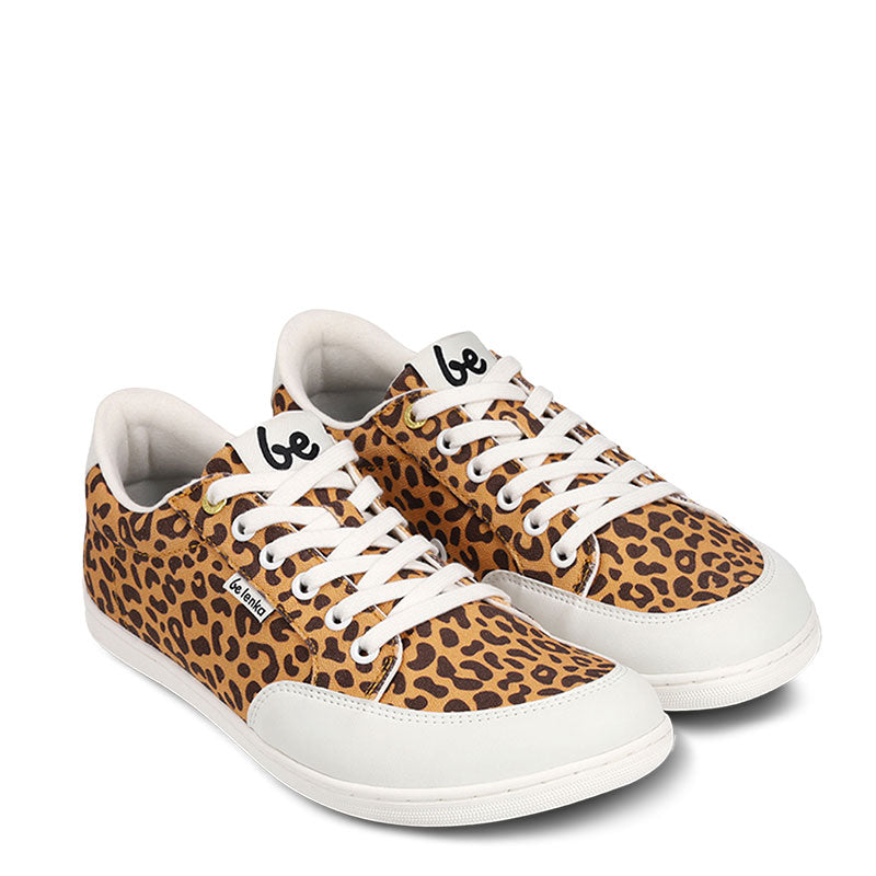 Pair of Be Lenka Adults Trainers Rebound - Leopard, angled side view