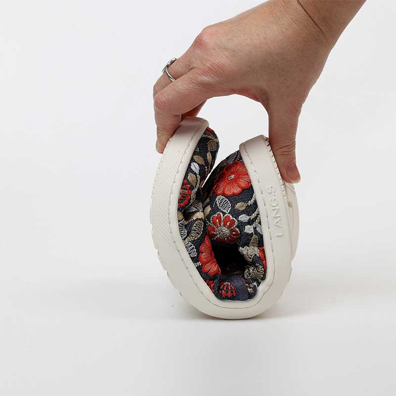 Tikki Women's Trainer Reed - Bluebell, folded up.