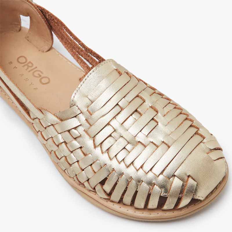 Origo Regular Huarache By Anya Slip-on Gold (4)