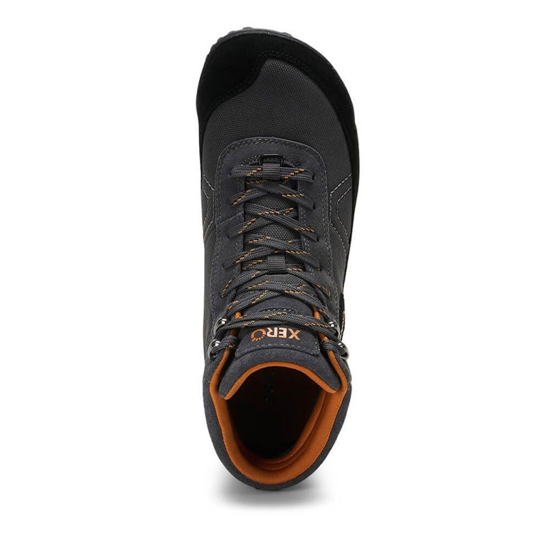 Xero Men's Ridgeway Waterproof Walking Boot Black and Asphalt