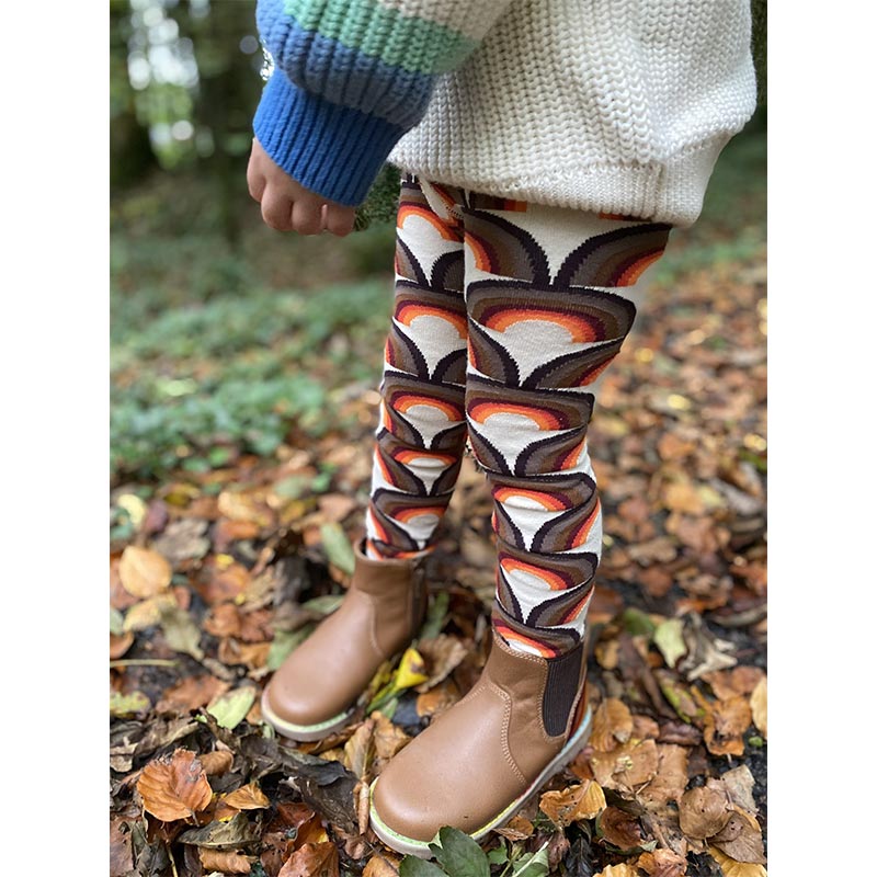 Child wearing Slugs & Snails Kids Tights - Rise Up.