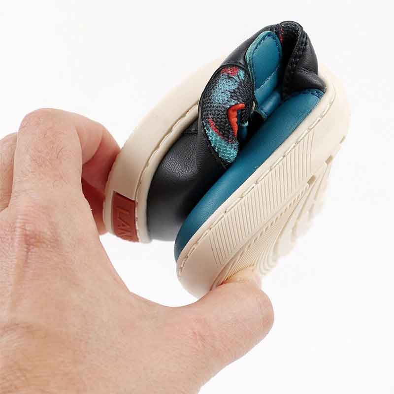 Tikki Lang.S Kids Vegan Trainers Rock - Blue (5)