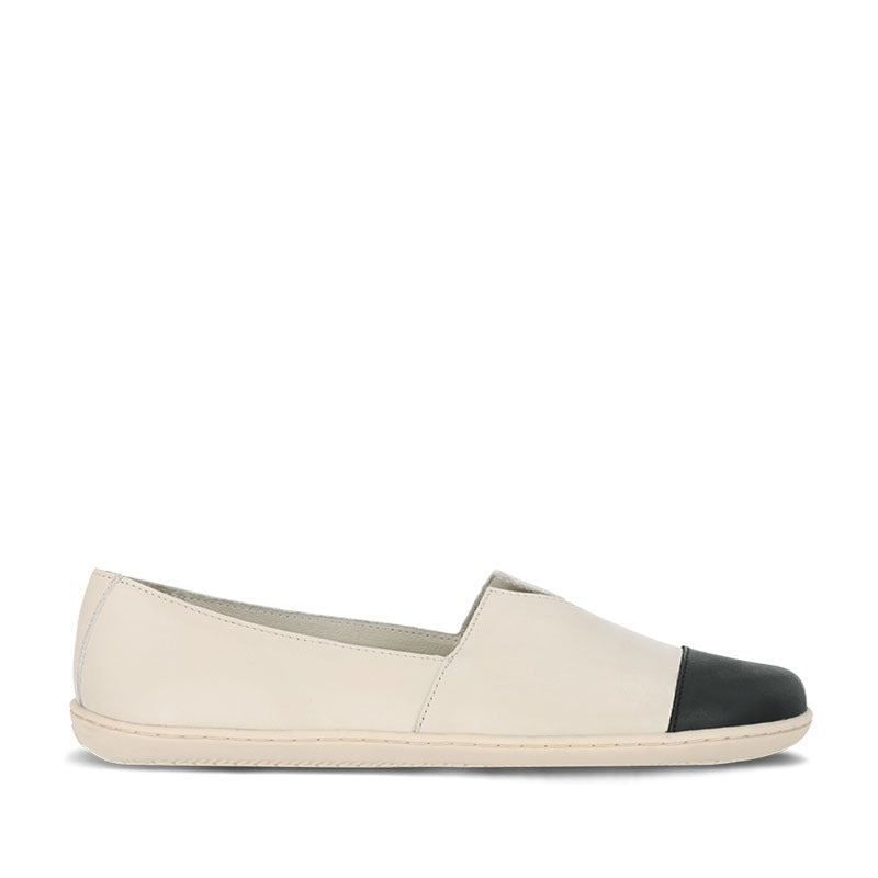 Be Lenka Women's Moccasin Rosaluna - Beige and Black, outer side view