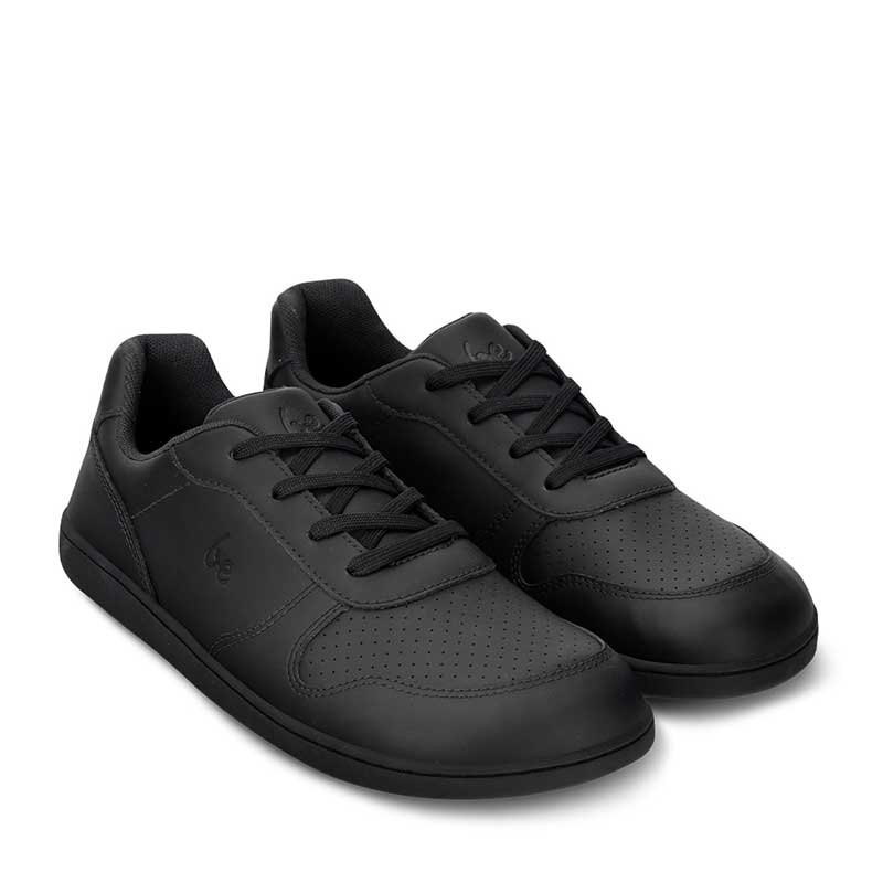 Pair of Be Lenka Junior Trainers Scoot - Black, angled side view