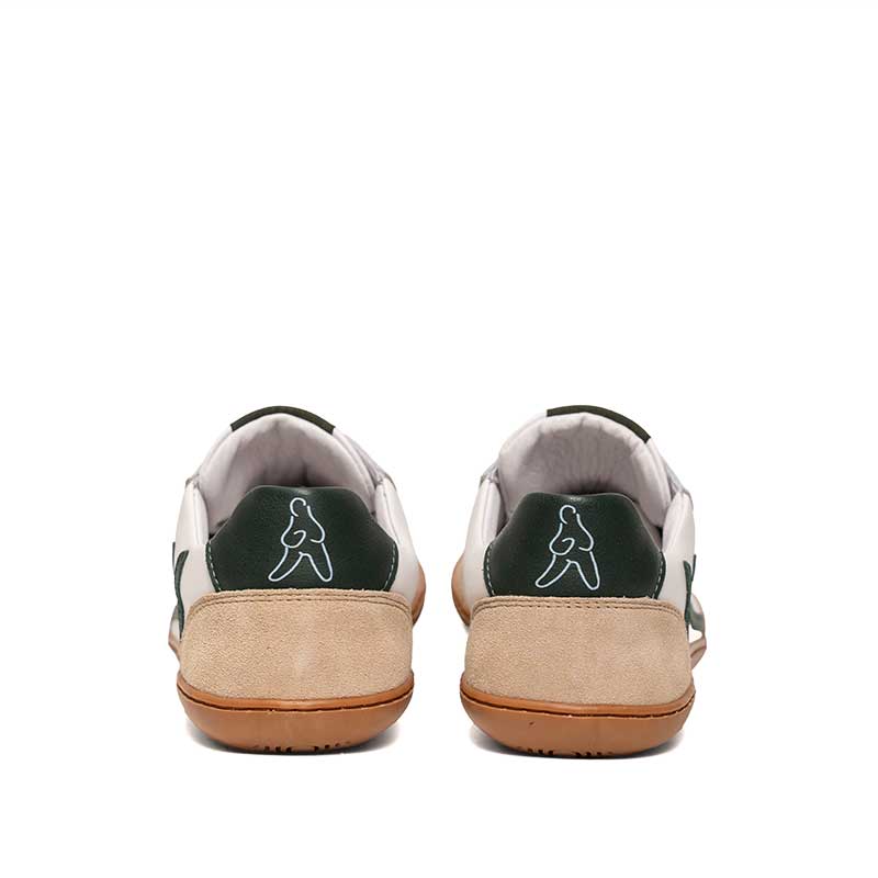 Pair of Nackt Adults Trainers Manon - Scots Pine, rear view.