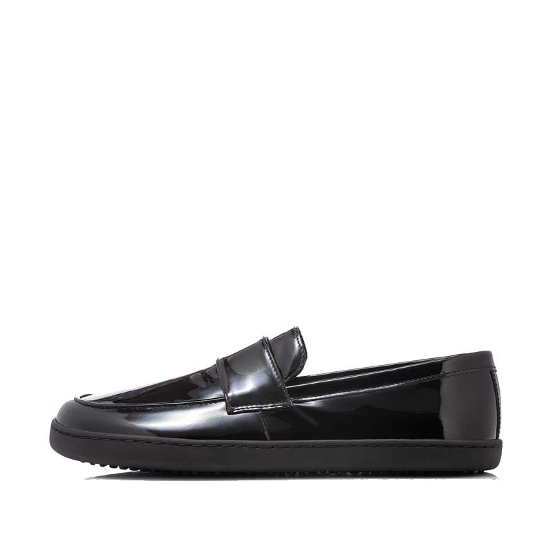 Shapen Women's Sheen Loafers - Black Patent